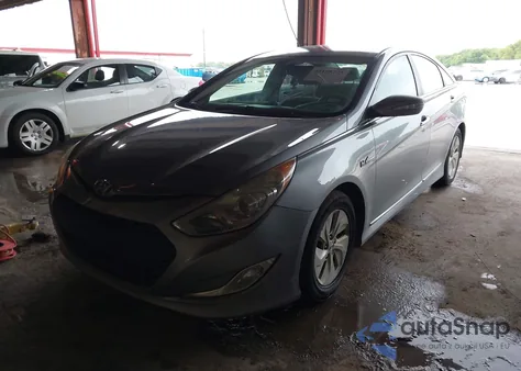 2014 Hyundai Sonata Hybrid z USA, uszkodzony, nr VIN KMHEC4A46EA117178
